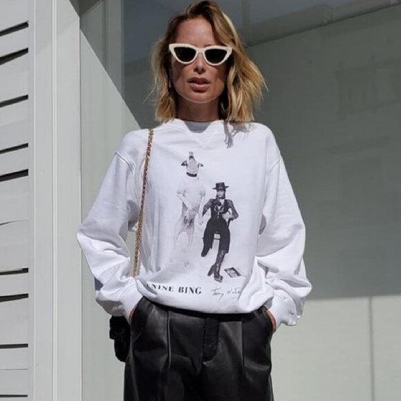 Anine Bing x Terry O'Neill David Bowie Ramona Sweatshirt - Picture 4 of 10